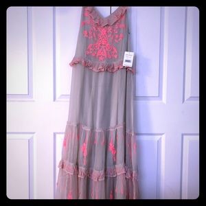 Free People Maxi dress Coralie Combo Sz XS